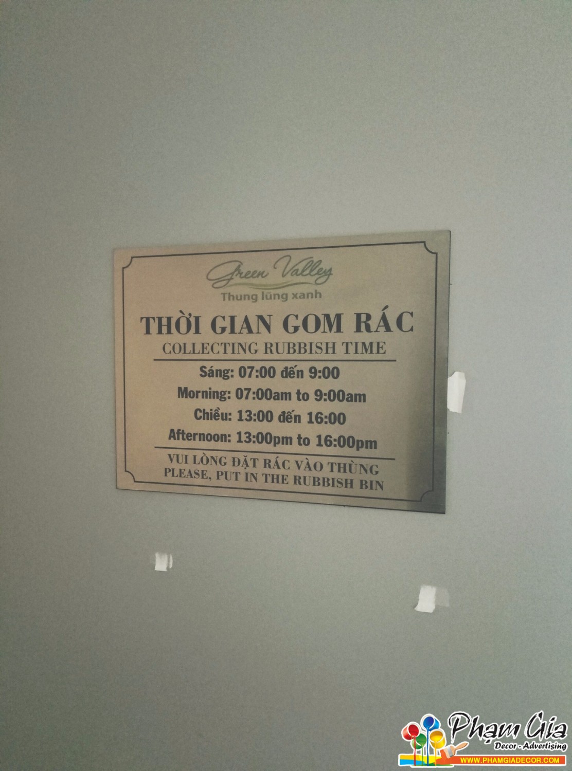 Thi công lắp đặt bảng tên phòng chỉ dẫn inox