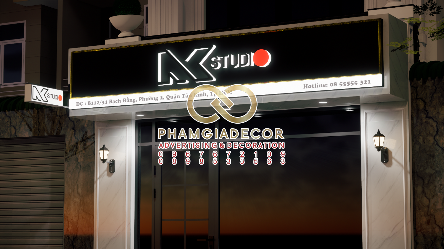 Thiết kế bảng hiệu 3D giá rẻ từ 500k