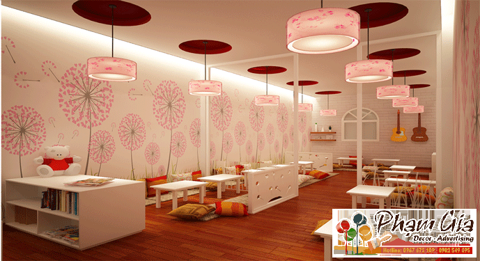 giay dan tuong 3d cho quan cafe gia re