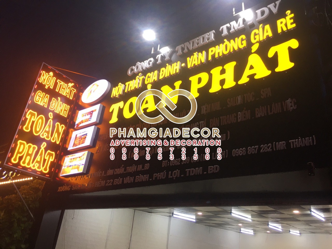 lam bang hieu mica gia re